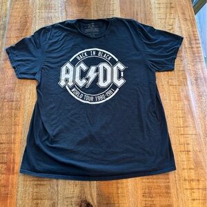 ACDC Classic Black Tee